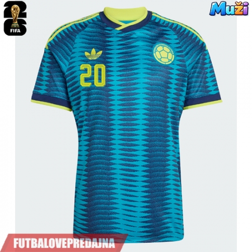 Lacne Muži Futbalové dres Kolumbia Richard Rios #6 MS 2026 Krátky Rukáv - Preč
